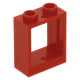 LEGO ablakkeret 1×2×2, piros (60592)